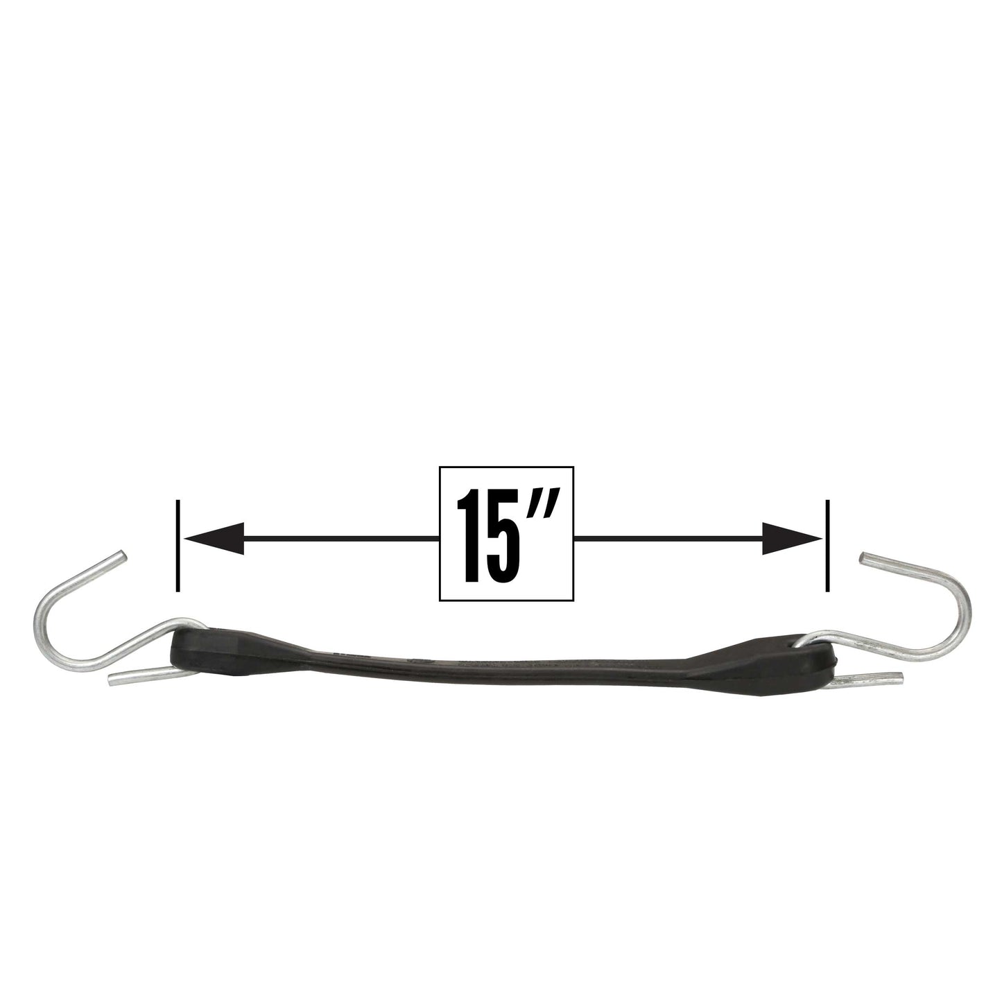 15" Rubber Tarp Straps (bundle of 10) - Natural Rubber