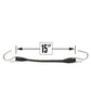 15" Rubber Tarp Straps(bundle of 10) EPDM Rubber