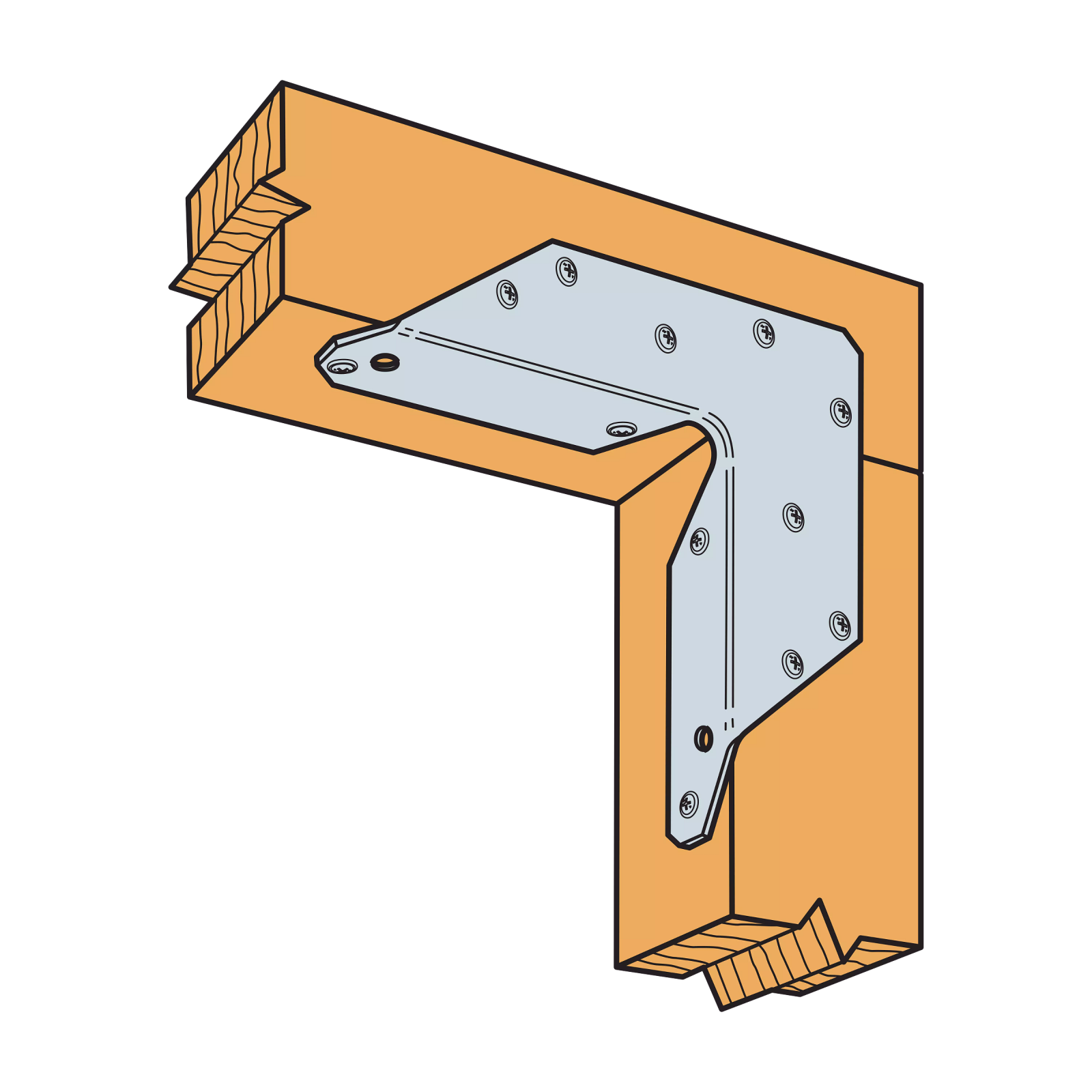 Simpson Rta4 Simpson RTA4 Rigid Tie Angle - Galvanized – Fasteners Plus