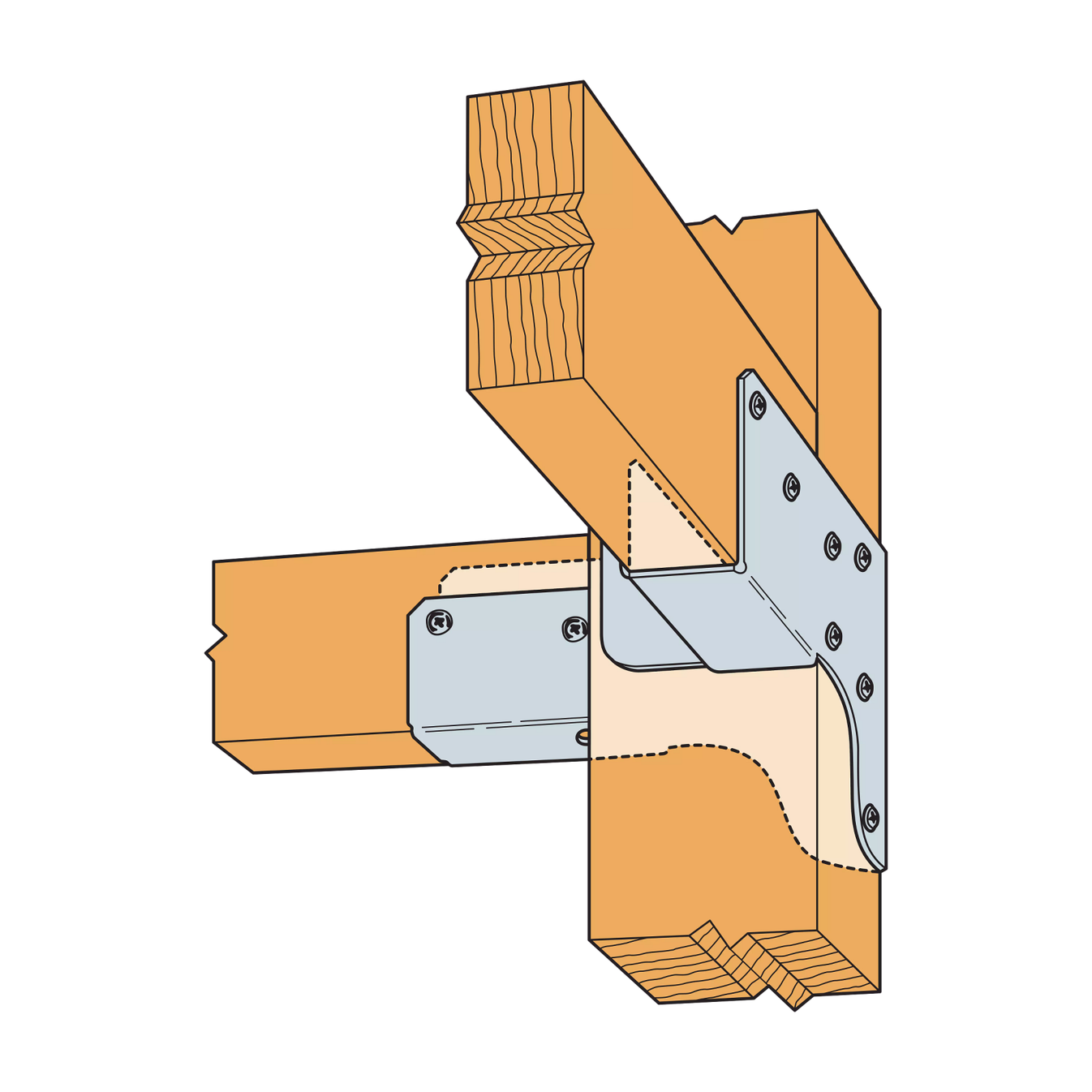 Simpson RTC42 2x Rigid Tie Corner- Galvanized – Fasteners Plus