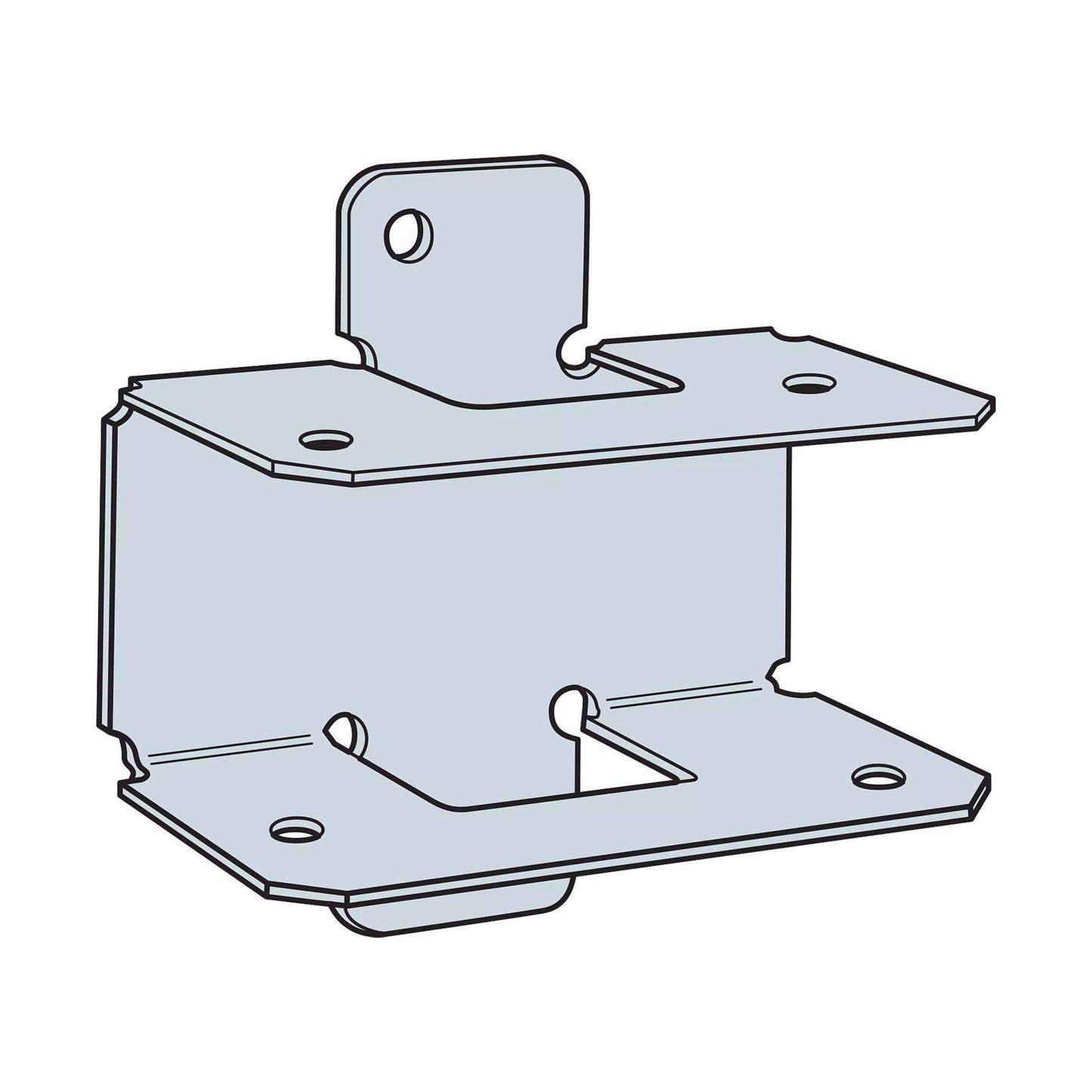 Simpson RTRZ Rigid Tie Connector Illustration