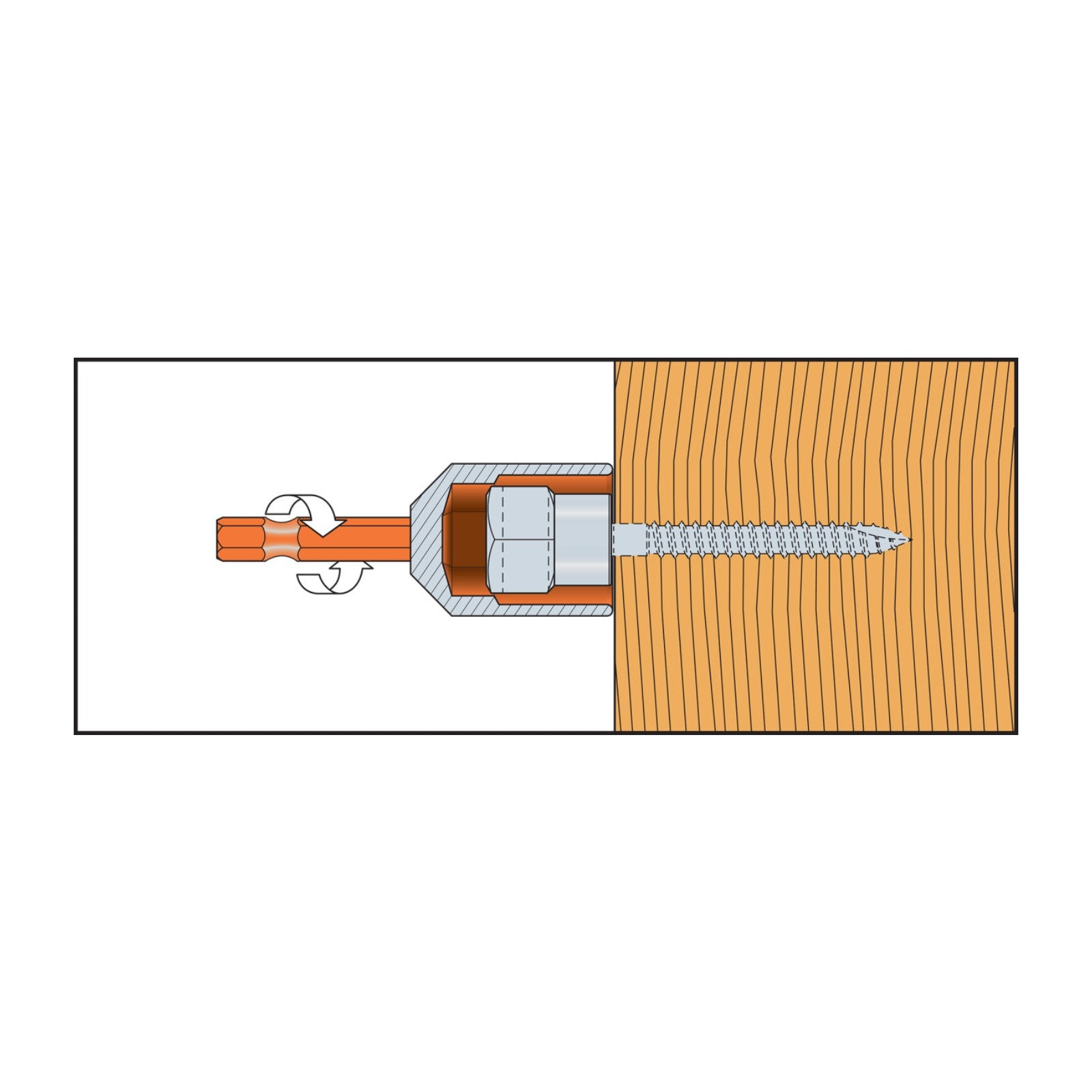 Simpson RWH Horizontal Wood Rod Hanger