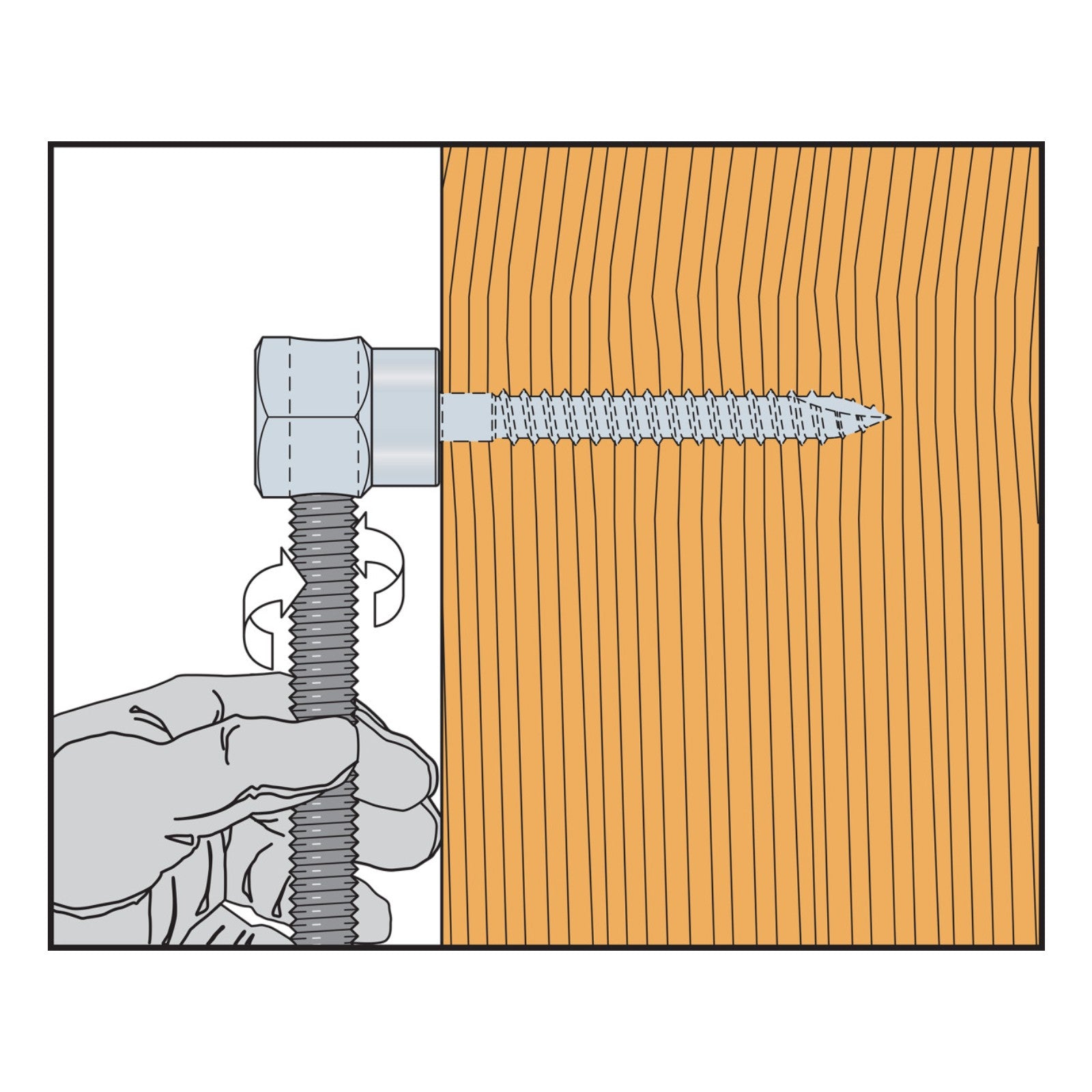 Simpson RWH Horizontal Wood Rod Hanger