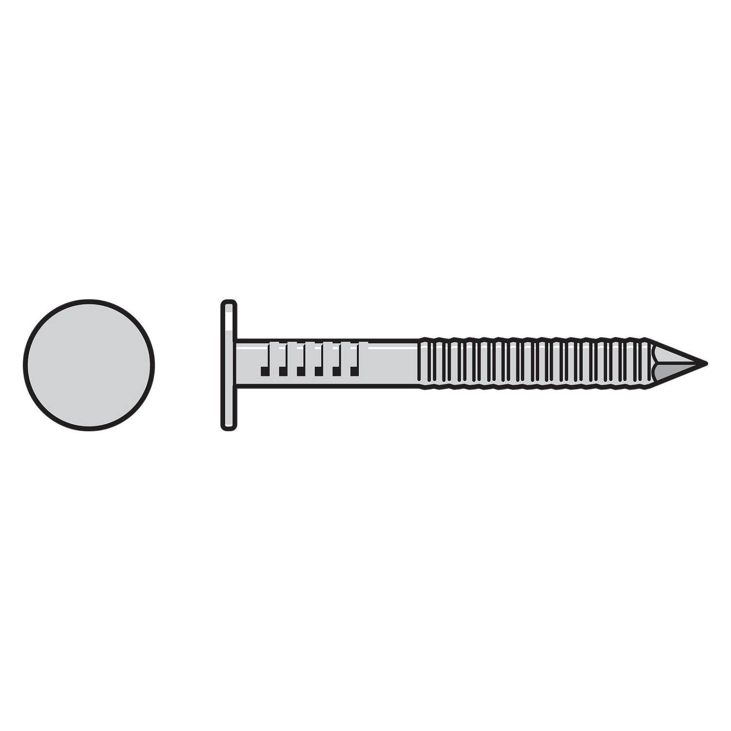 Roofing Nail Annular Ring Shank Illustration