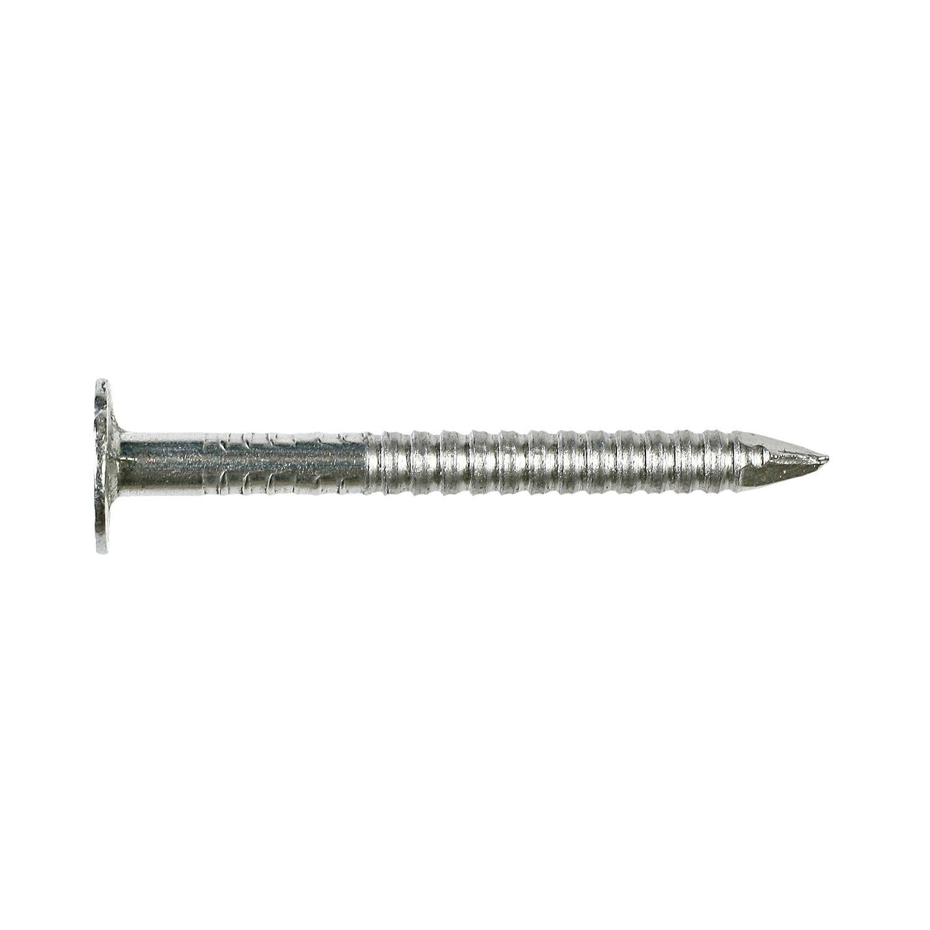 6d (2") Annular Ring Shank Roofing Nail 304 Stainless Steel, 1 lb