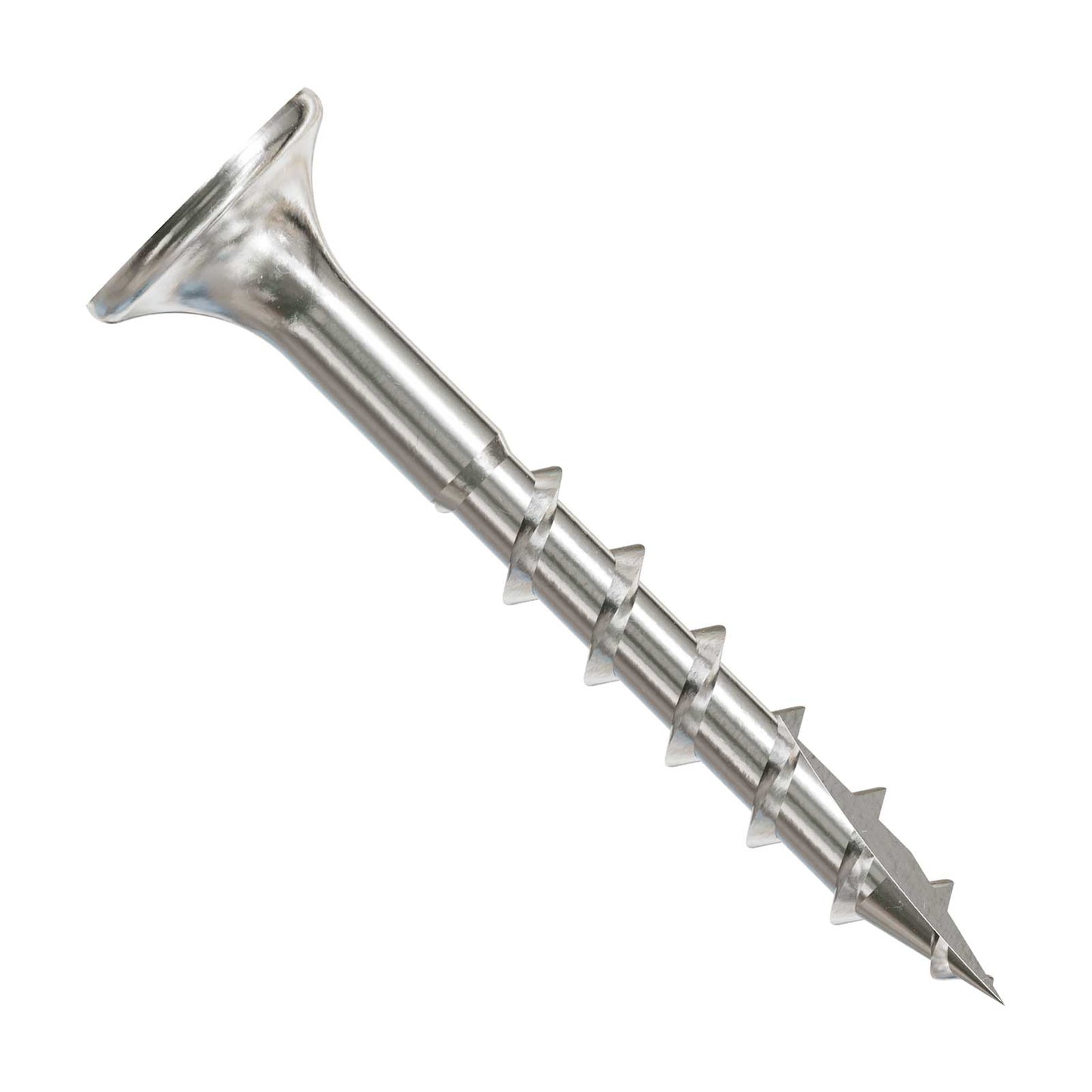 Simpson Strong-Tie #6 x 1-1/4" Square Drive Bugle Head Deck Screw - 305 Stainless Steel, Qty. 100