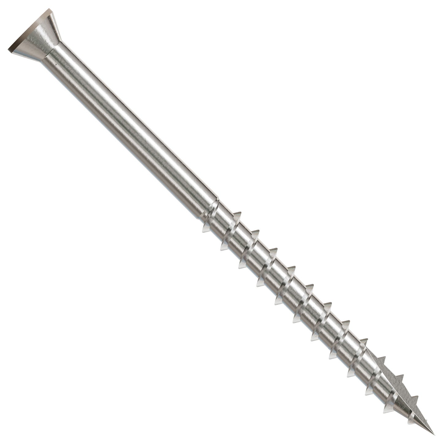 #7 x 2-1/4" Gray 01 Trim Head Deck Screw - 305 Stainless Steel, Pkg 1750
