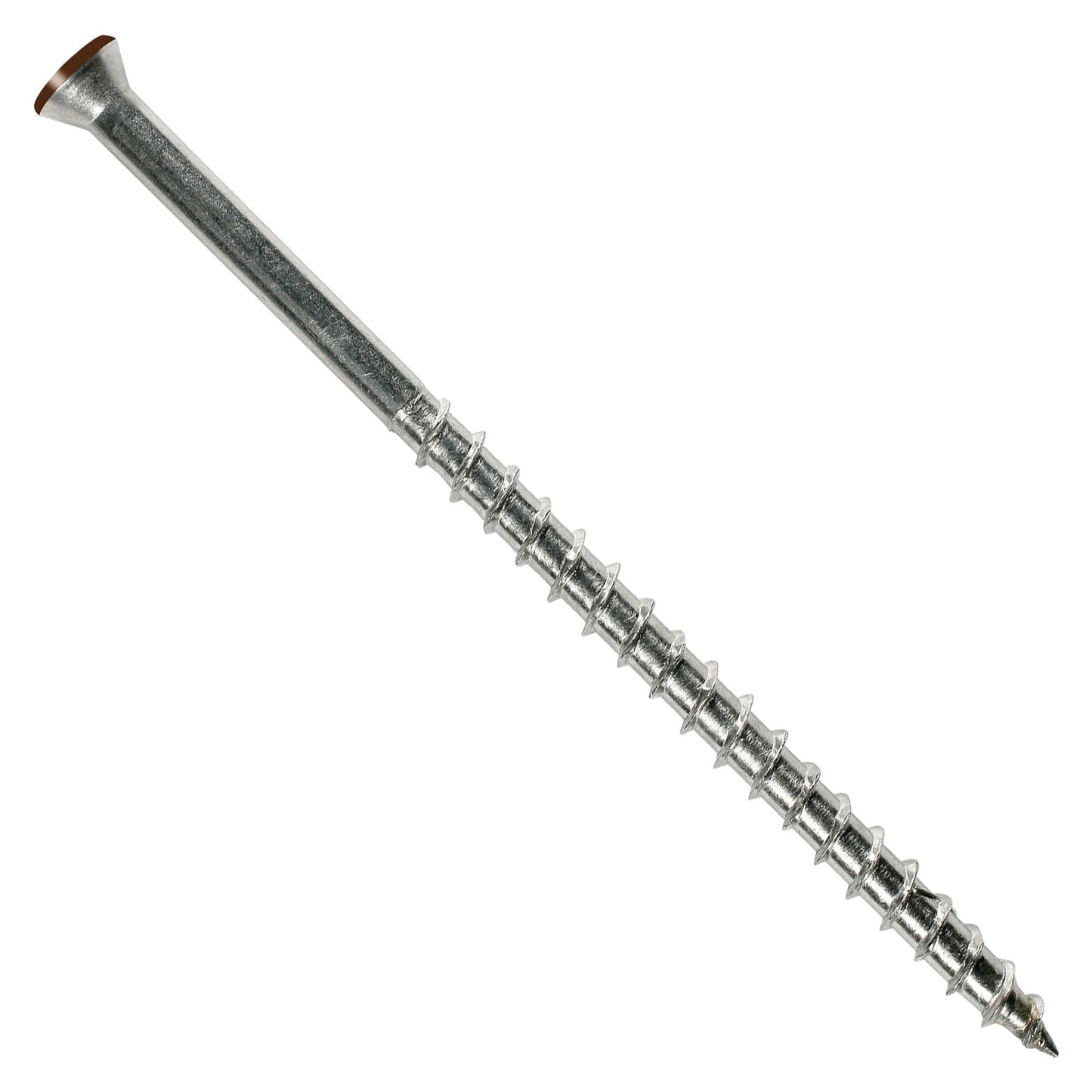 #7 x 2-1/4" Red 01 Trim Head Deck Screw - 305 Stainless Steel, Pkg 1750