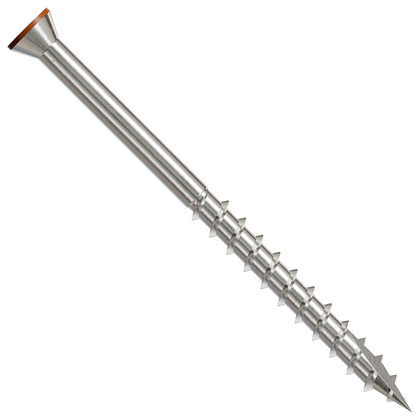 #7 x 2-1/4" Tan 04 Trim Head Deck Screw - 305 Stainless Steel, Pkg 1750