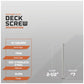 Deck screw specifications