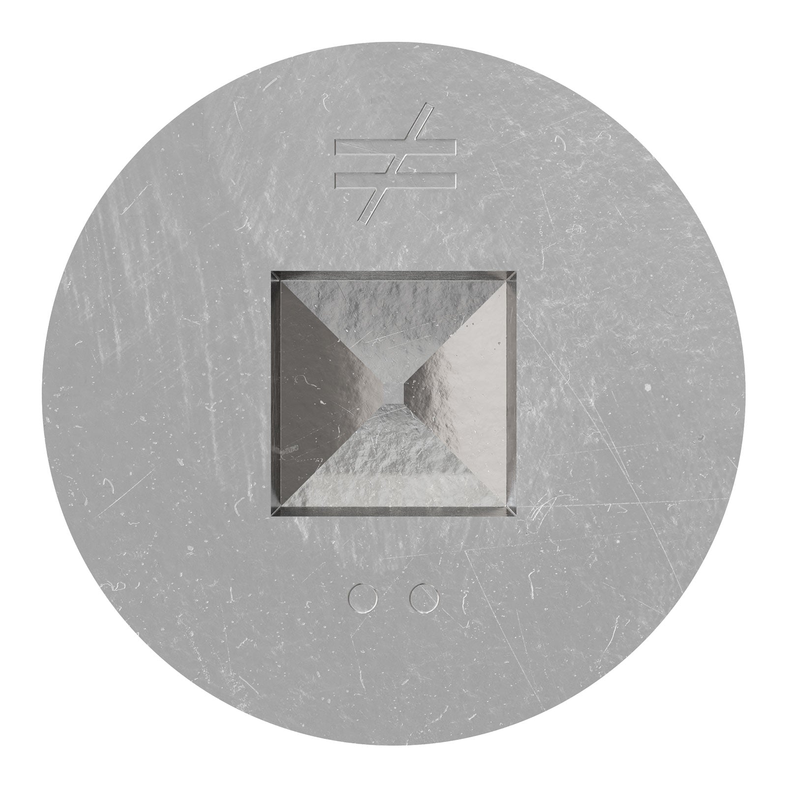 Stainless steel deck screw with square drive