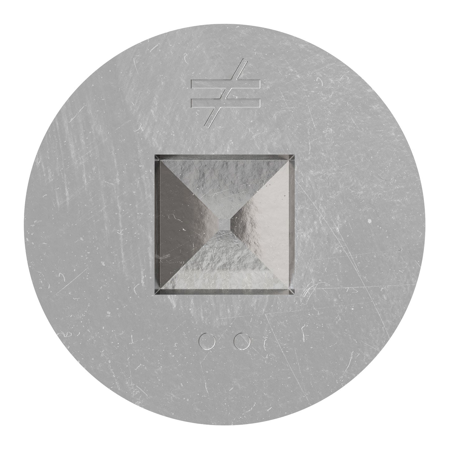 Stainless steel deck screw with square drive