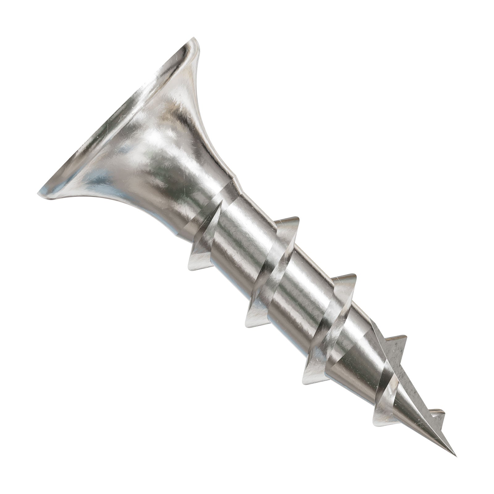 #8 x 3/4" #2 Square Drive Bugle-Head Wood Screw - 305 Stainless Steel, 100 Pkg