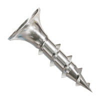 #8 x 3/4" #2 Square Drive Bugle-Head Wood Screw - 305 Stainless Steel, 100 Pkg