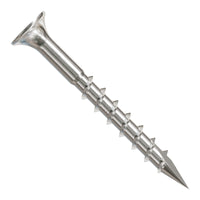 #8 x 1-5/8" Simpson Strong-Tie #2 Square Drive Bugle Head Deck Screw - 305 Stainless Steel, Pkg 4000