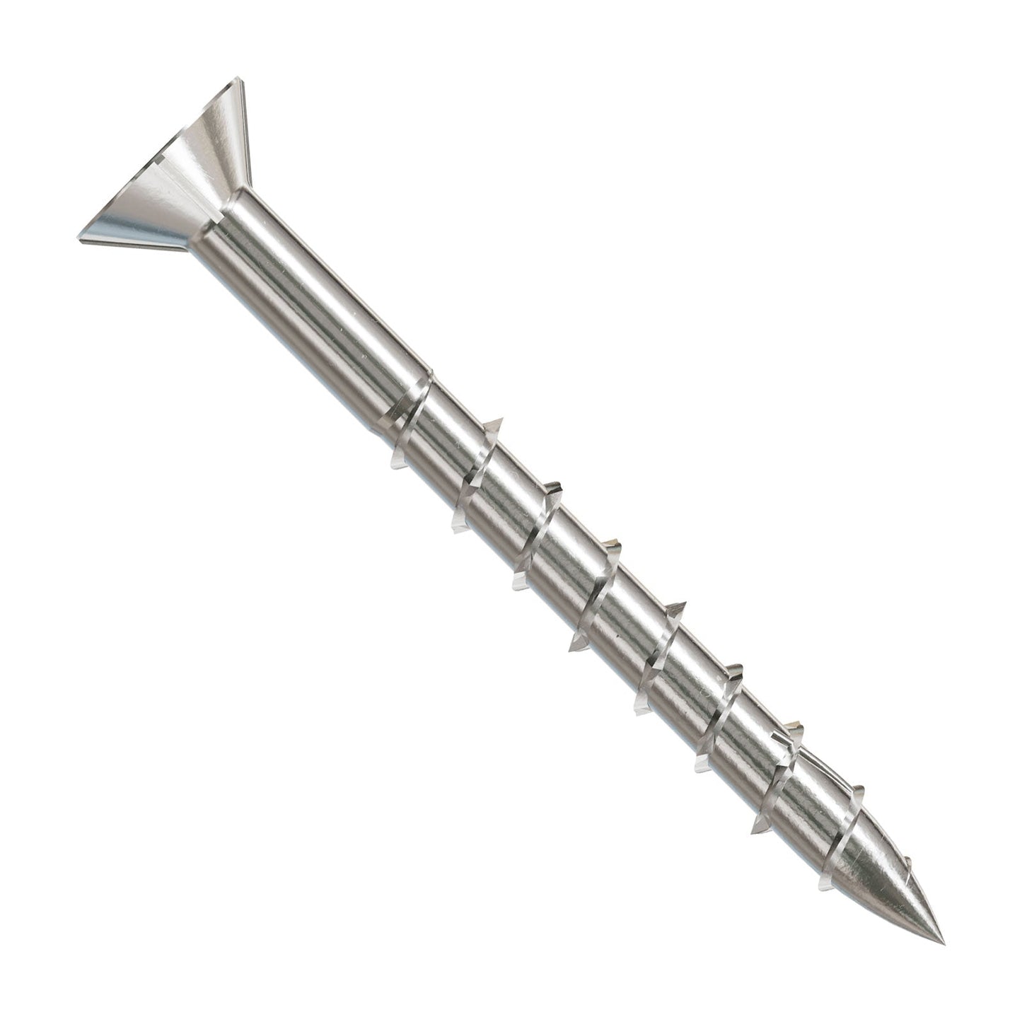 #8 x 1-5/8" Simpson Strong-Tie DWP T20 Flat Head Wood Screw - 305 Stainless Steel, Pkg 1 lb