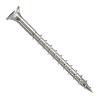 #8 x 2" Simpson Strong-Tie #2 Square Drive Bugle Head Deck Screw - 305 Stainless Steel, Pkg 3000