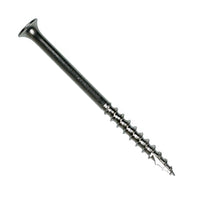#8 x 2-1/2" #2 Square Drive Bugle-Head Wood Screw - 305 Stainless Steel, 2000 Pkg