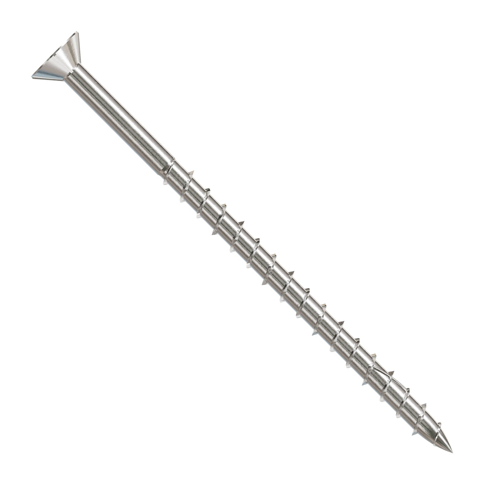#8 x 3" Simpson Strong-Tie DWP T20 Flat Head Wood Screw - 305 Stainless Steel, Pkg 1 lb