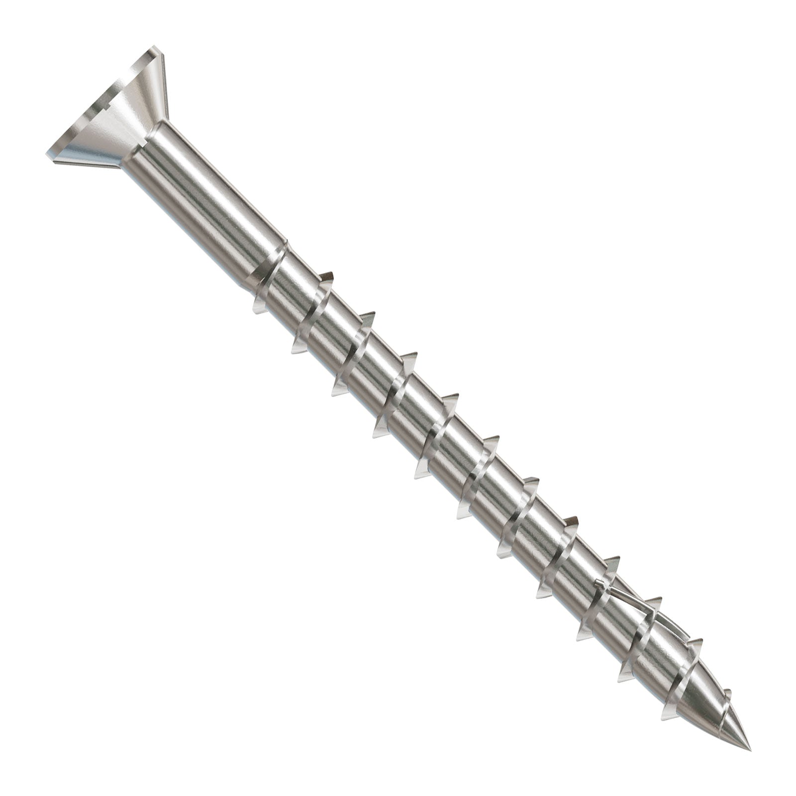#10 x 2" Simpson Strong-Tie DWP T25 Flat Head Wood Screw - 305 Stainless Steel, Pkg 2500