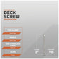 Deck screw specifications