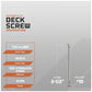 Deck screw specifications