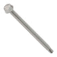 #12 3" Self-Drilling Hex-Washer Head Screw - 305 Stainless Steel 