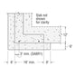 anchor bolt garage curb plan view