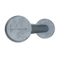 Zoomed in on hot dipped galvanized Simpson Anchor Bolt head showing number 5 stamp