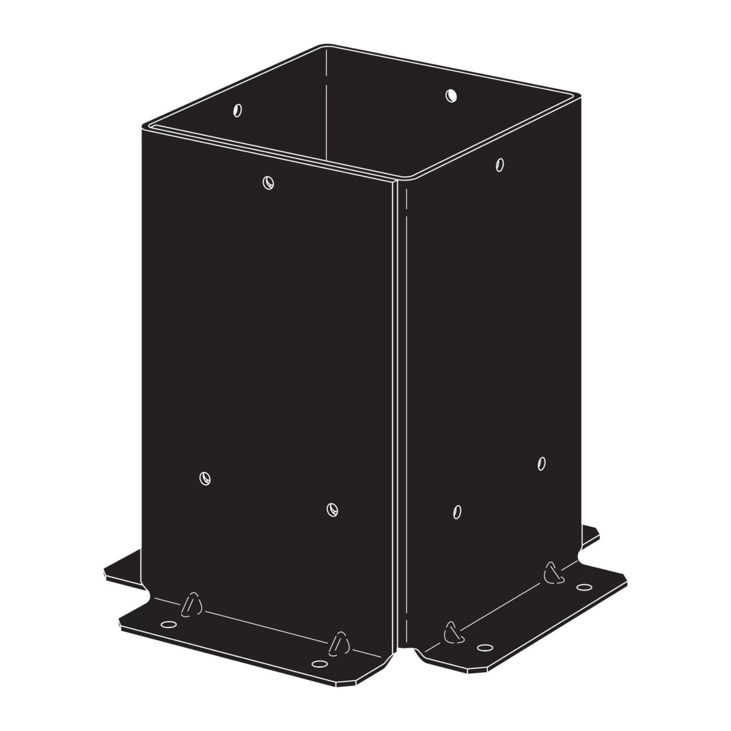 Simpson SAGE-B66 Sage System 6x6 Decorative Post Base