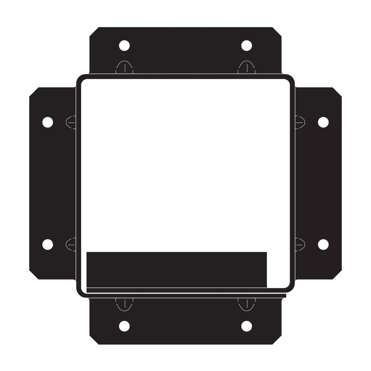 Simpson SAGE-B66 Sage System 6x6 Decorative Post Base