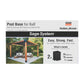 Simpson SAGE-B66 Sage System 6x6 Decorative Post Base