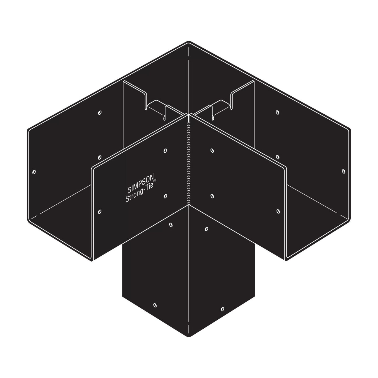 Simpson C66 Sage System 6x6 Decorative Corner Connector