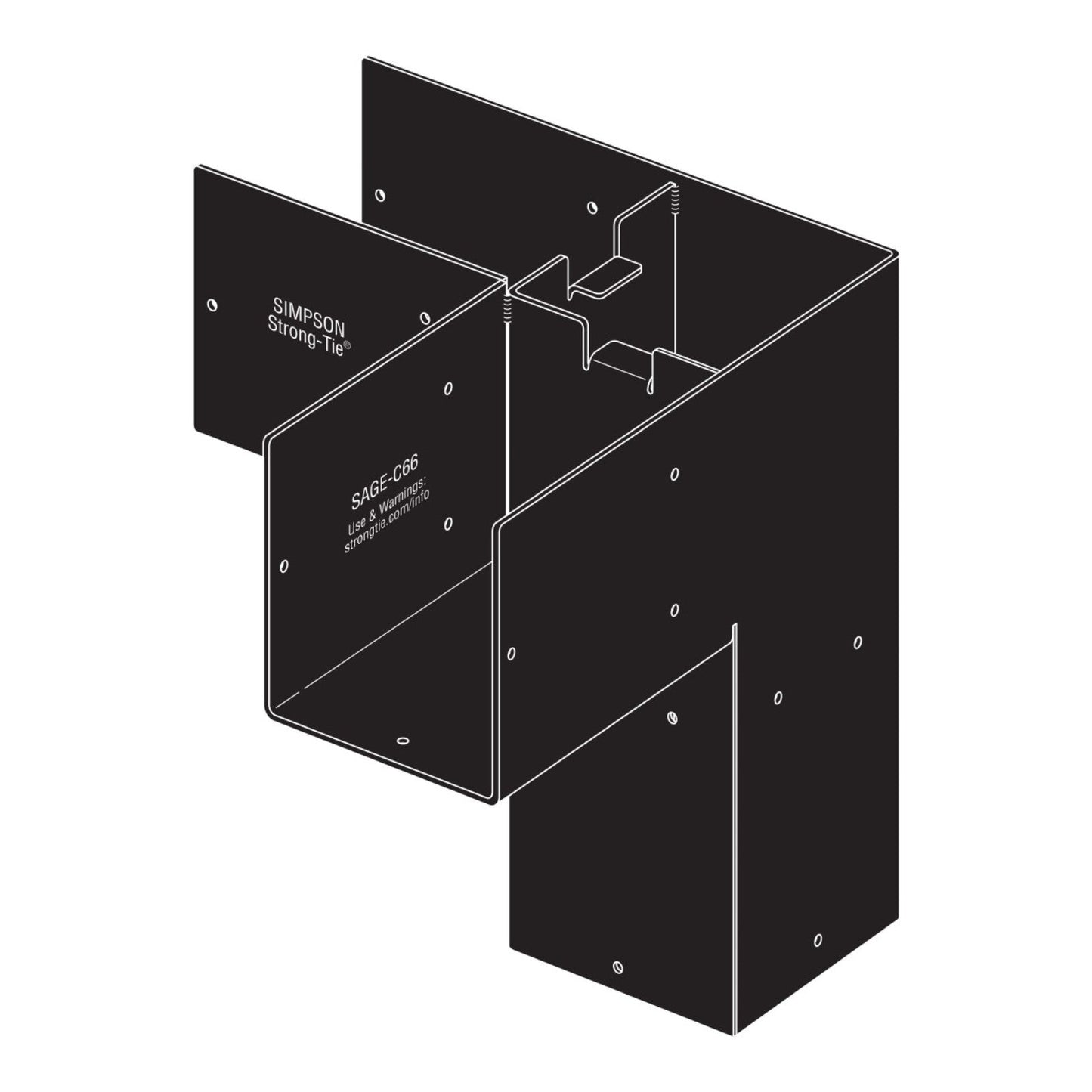 Simpson C66 Sage System 6x6 Decorative Corner Connector
