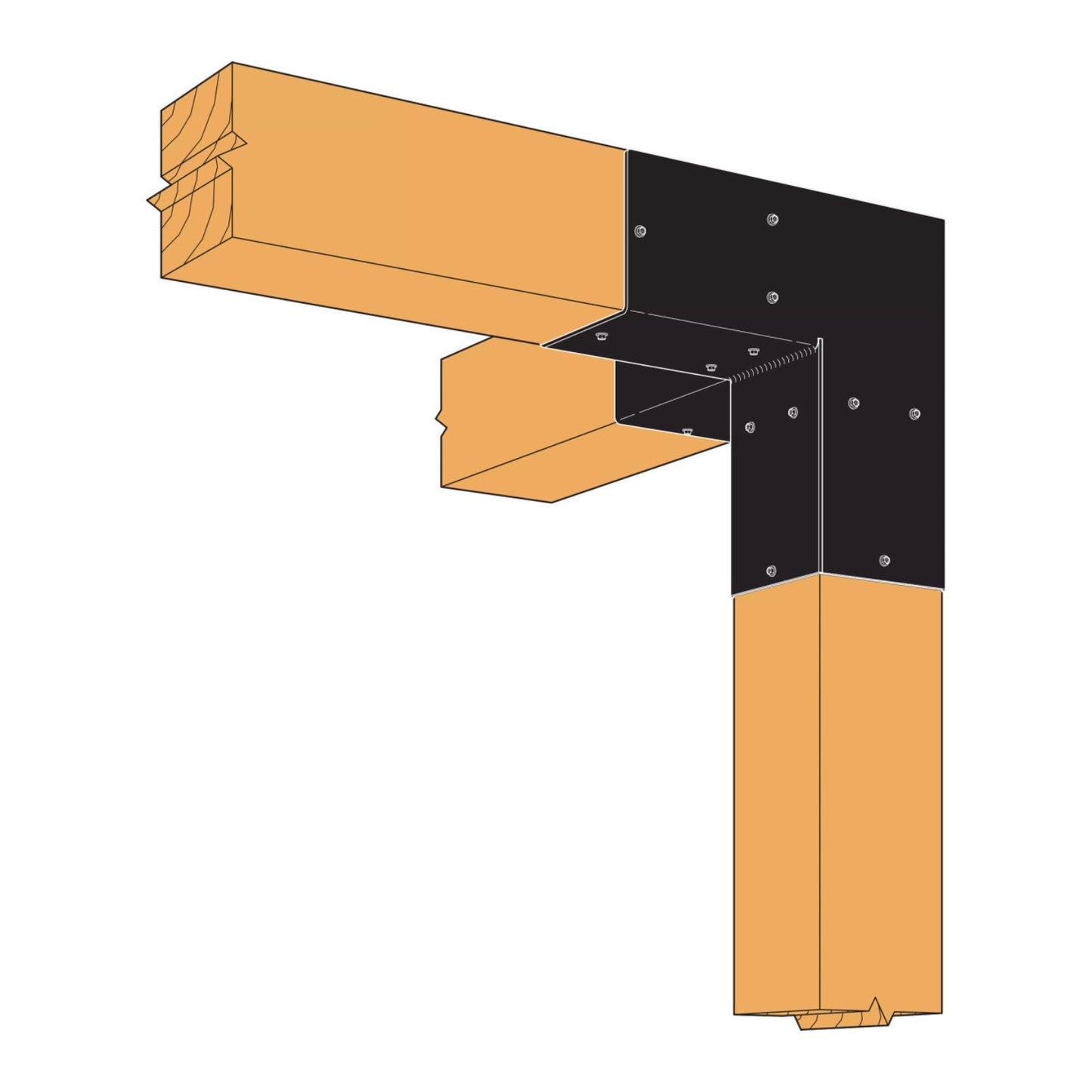 Simpson C66 Sage System 6x6 Decorative Corner Connector