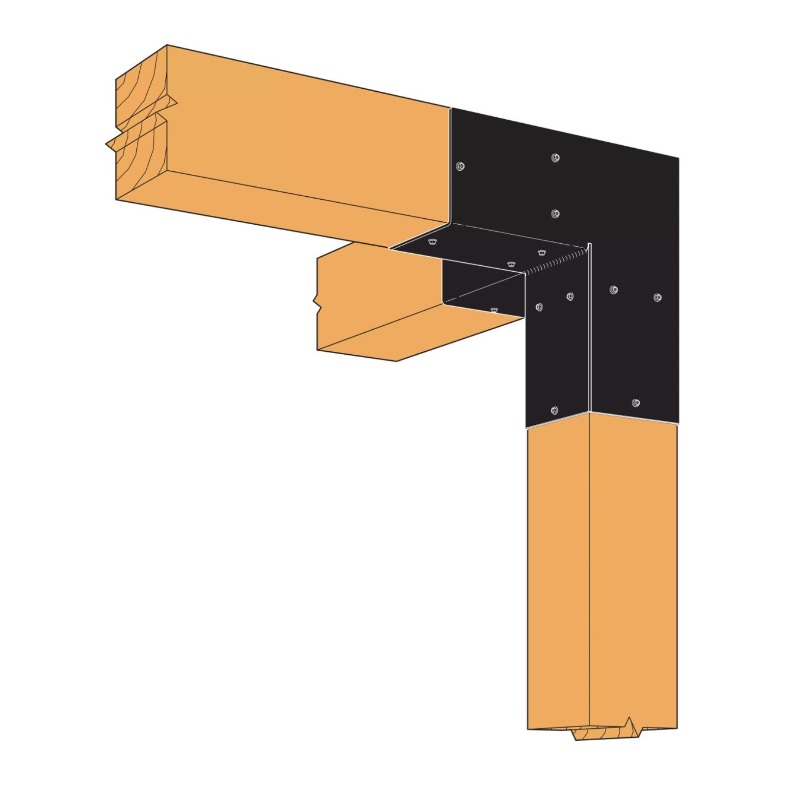 Simpson C66 Sage System 6x6 Decorative Corner Connector