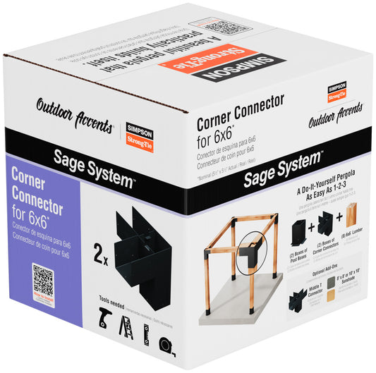 Simpson C66 Sage System 6x6 Decorative Corner Connector