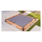 Simpson SAGE-SHADE8X8G Sage System 8' x 8' Pergola Sun Shade - Gray