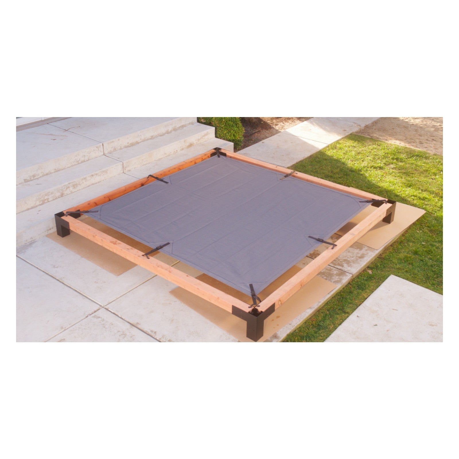 Simpson SAGE-SHADE8X8G Sage System 8' x 8' Pergola Sun Shade - Gray