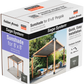 Box of Simpson Sunshade from the Sage DIY Kit Pergola System with outdoor scene on packaging.