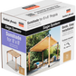 Box of Simpson Sunshade from the Sage DIY Kit Pergola System with outdoor scene on packaging.