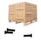 Conquest 1-1/2" x 5" A325 Type 1 Heavy Hex Structural Bolt, Plain - Pallet of 162