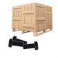 Conquest 1-1/4" x 2-3/4" A325 Type 1 Fully Coarse Threaded Heavy Hex Structural Bolt, Plain - Pallet of 1,170