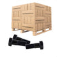 Conquest 1-1/4" x 3-1/2" A325 Type 1 Heavy Hex Structural Bolt, Plain - Pallet of 1,080