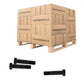 Conquest 1-1/4" x 5-3/4" A325 Type 1 Heavy Hex Structural Bolt, Plain - Pallet of 675