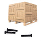 Conquest 1-1/8" x 5-1/2" A325 Type 1 Heavy Hex Structural Bolt, Plain - Pallet of 810