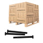Conquest 5/8" x 7" A325 Type 1 Heavy Hex Structural Bolt, Plain - Pallet of 810