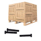 Conquest 7/8" x 5" A325 Type 1 Heavy Hex Structural Bolt, Plain - Pallet of 1,620