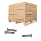 Conquest 1-1/8" x 4-3/4" A325 Type 1 Heavy Hex Structural Bolt, Hot Dip Galvanized - Pallet of 990