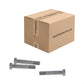 Conquest 3/4" x 4-1/2" A325 Type 1 Heavy Hex Structural Bolt, Hot Dip Galvanized - Carton of 280
